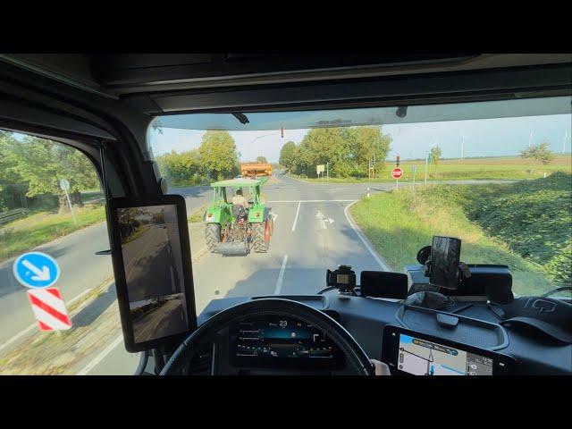 POV Truck Driving in Germany  || Local Trip to Deliver. #europe #germany #truck #life #automobile