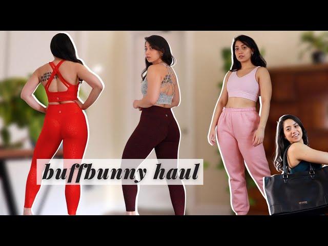 BUFFBUNNY HAUL - leggings, sport bras, joggers & game changer backpack (in depth review & try on)