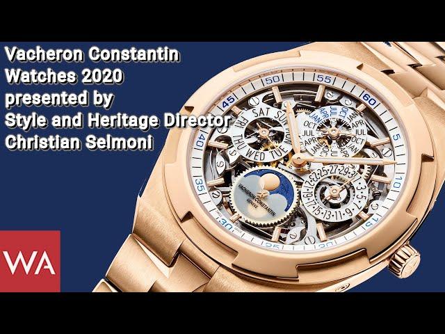 VACHERON CONSTANTIN Watches 2020 presented by Christian Selmoni, Style & Heritage Director