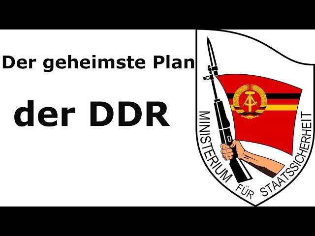 Der geheimste Plan der DDR...Honecker