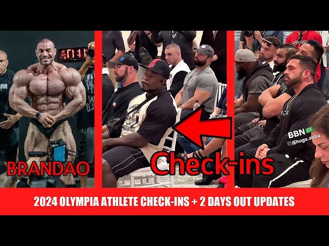 First Look at Olympia Bodybuilders at Check- Ins + Is Brandon Curry Still In It? + New Brandao Pics