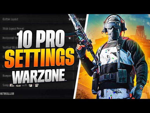 *10 SETTINGS* that EVERY PRO PLAYER Uses in WARZONE!