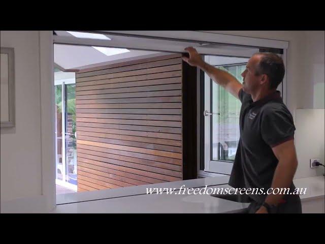 Freedom Retractable Screens are Australian designed.