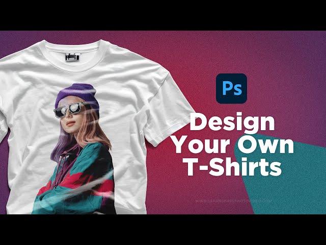 How to Design a T-Shirt in Photoshop — Graphic Design Tutorial for Beginners (Part 58)