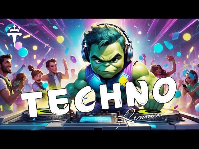 TECHNO MIX 2024  Rave Techno Remixes for Party, Gym, and Car Music