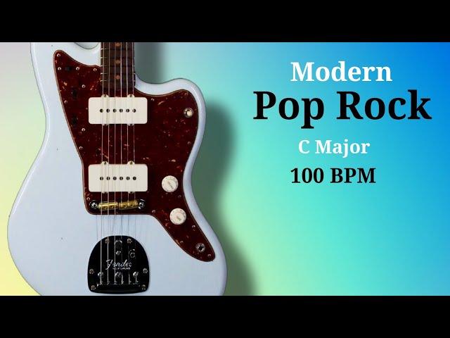 "Modern Pop Rock" Backing Track C Major 100 BPM