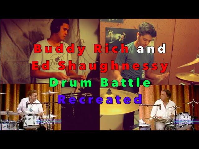 Buddy Rich and Ed Shaughnessy Drum Battle Recreated | ft. Louis Pressacco