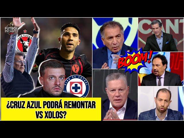 CRUZ AZUL CAYÓ POR GOLEADA vs XOLOS. Carrillo ve posible la remontada de LA MÁQUINA | Futbol Picante