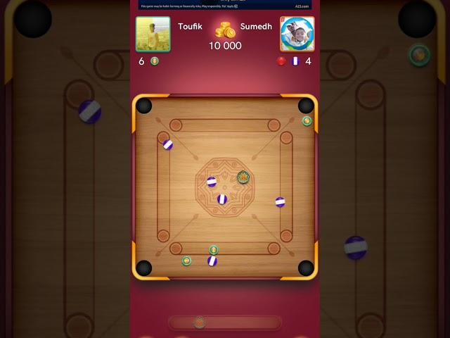 carrom pool best finish power of fair game   #carrompoolstrikers #carromwinnerboy