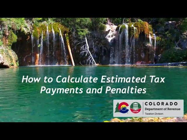 How to Calculate and Pay Estimated Tax Penalties