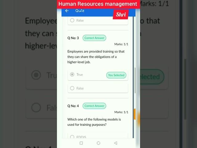 Human Resources management quiz questions & answers great learning #humanresources #management #quiz