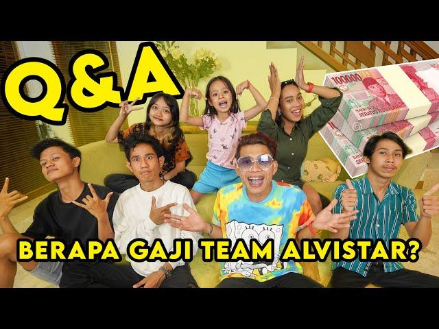 TERBONGKAR BERAPA GAJI TEAM ALVISTAR Q&A BARENG TEAM‼️