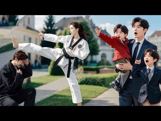 2 Babies recognize Kung Fu girl is Mom at first sight!CEO immediately took her home to spoil#cdrama