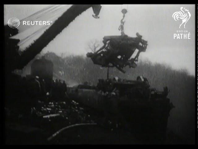 Train wreck in the United States of America (1946)