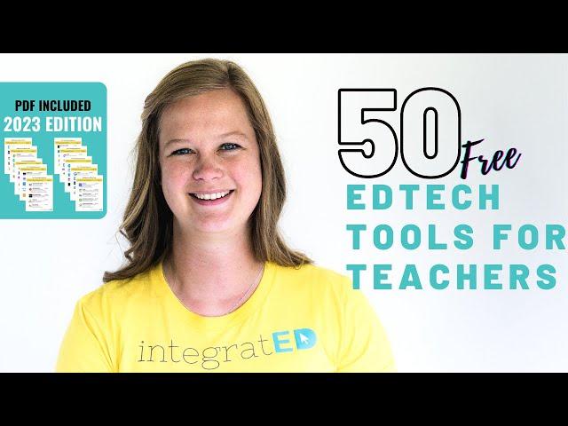 50 Free Tech Tools for Teachers | 2023 Edition