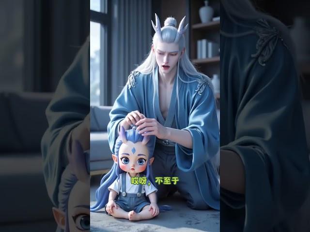 这年头，孩子都开始卷家长了吗？丙丙要求也太高了 #敖丙 #敖光 #国漫 #亲子互动 #animation #cartoon