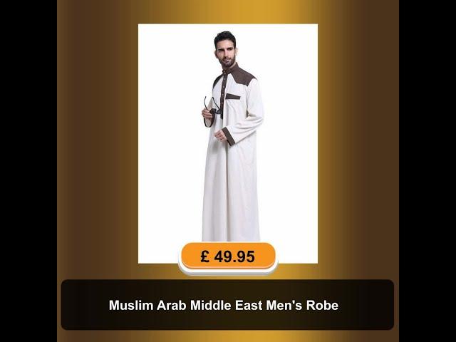 Muslim Arab Middle East Men's Robe