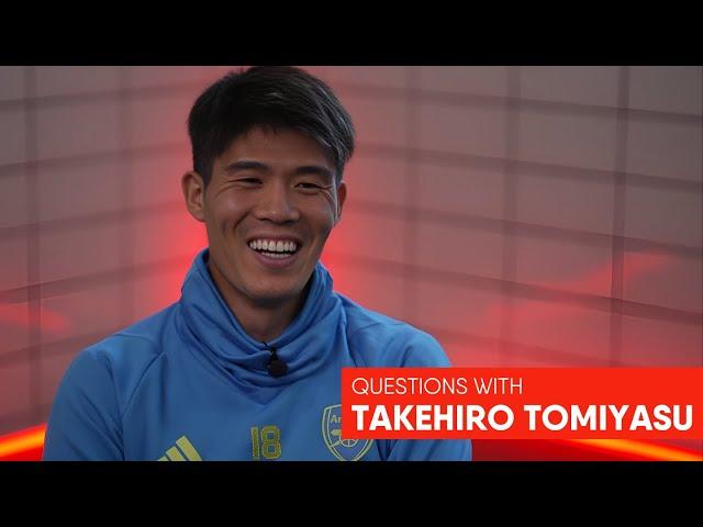 Takehiro Tomiyasu Reveals Which Arsenal Teammate is the TOUGHEST to Defend!