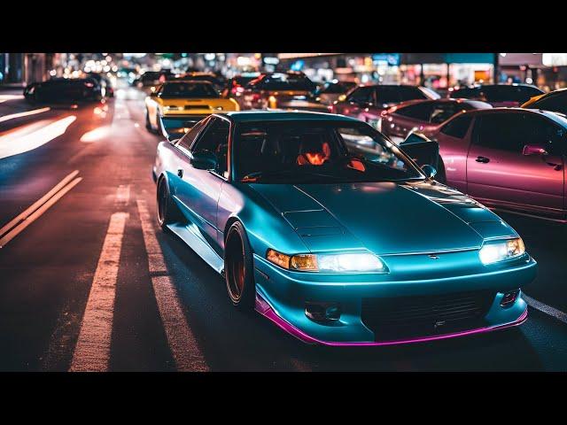 JDM Vibes  Phonk Beats with Urban Night Ambience [chill JDM phonk music]