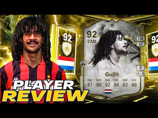 92 THUNDERSTRUCK ICON GULLIT PLAYER REVIEW - EA FC 25 ULTIMATE TEAM