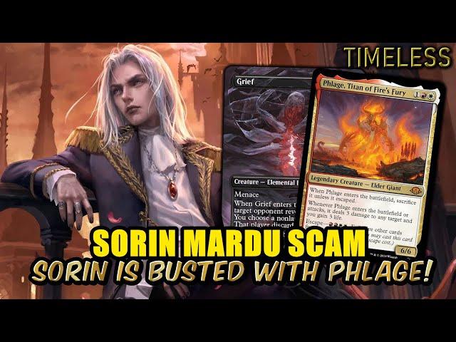 New Sorin Is Busted With Phlage! Mardu Scam | Timeless BO3 Ranked | MTG Arena