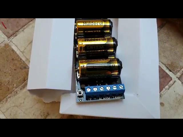 Connection an Optex QXI PIR to an Ajax 3rd Party Transmitter