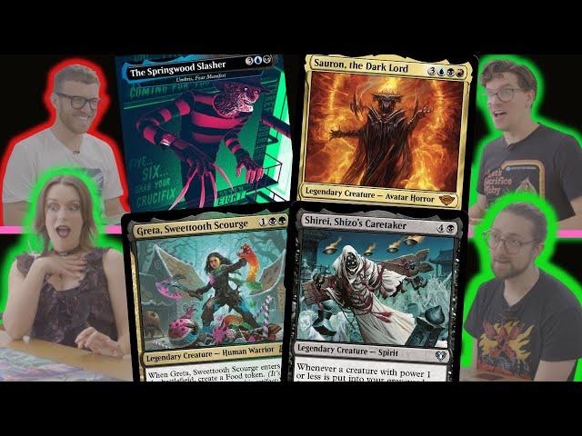 MTGSPECTACULAR #2 Umbris v Greta v Sauron v Shirei Commander Gameplay MTG EDH