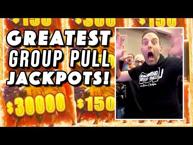 GREATEST Group Slot Pull JACKPOTS!