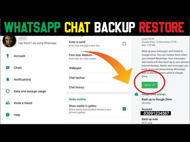 how to restore WhatsApp chat | backup and Restore WhatsApp Messages | Waqas mobile official