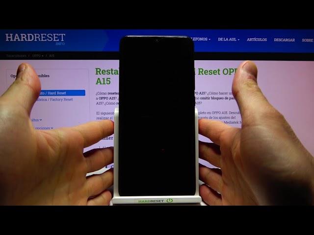 Cómo formatear OPPO A15 - resetear desde el Modo Recovery, quitar bloqueo