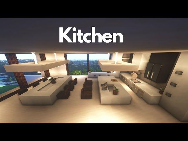 Minecraft: Modern Kitchen Tutorial