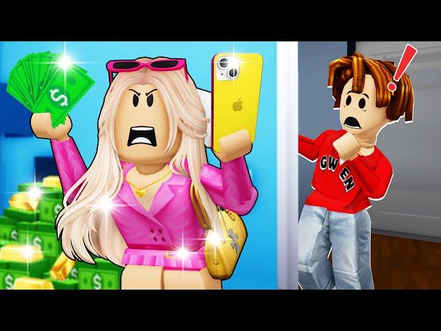 ROBLOX Brookhaven RP: My Step Sister is Spoiled Girl | Gwen Gaming Roblox