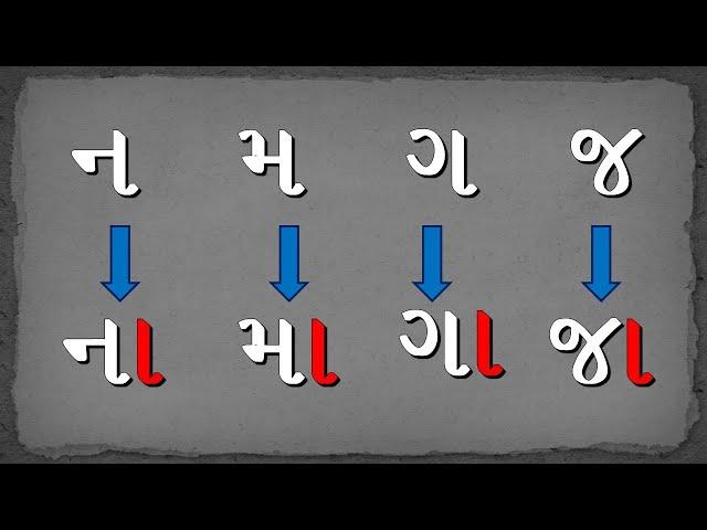 ન, મ, ગ, જ અને કાના થી બનતા શબ્દો। ગુજરાતી વાંચન | Reading for class 1 teachers | Gujarati Vanchan