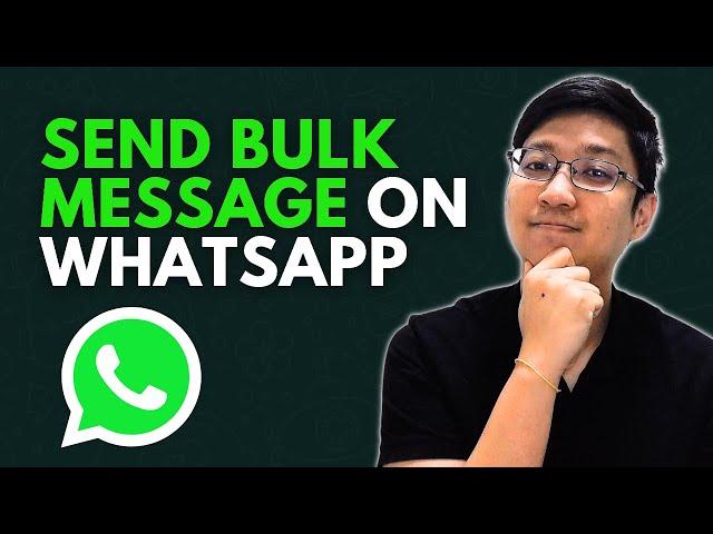 How to Create a Broadcast List in WhatsApp 2024 [Send Bulk Messages Like a PRO]