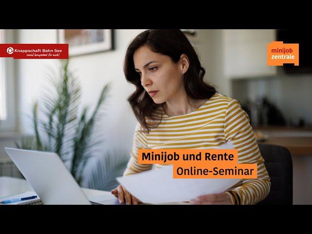 Online-Seminar - Minijob und Rente