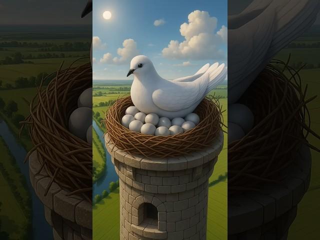 The Nest Burned… But Hope Remained | Emotional Pigeon Story | Heart-Touching Animated #viralshorts