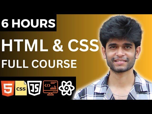  Master HTML and CSS in 6 Hours | HTML and CSS full Course 2024 | Html and CSS full Tutorial 2024