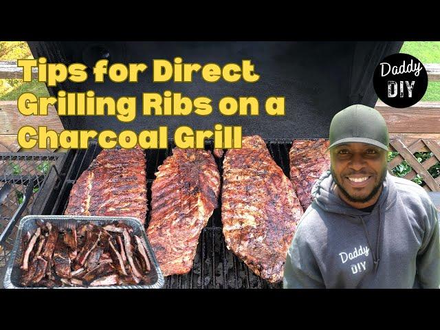 How to Direct Grill Ribs on a Charcoal Grill