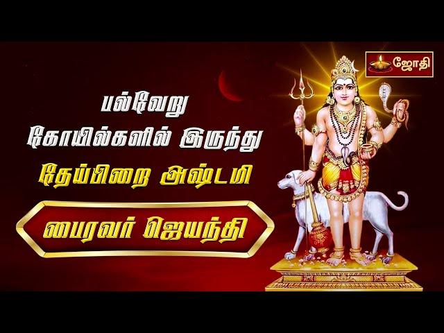 பல்வேறு கோயில்களில் இருந்து தேய்பிறை அஷ்டமி - சிறப்பு அபிஷேகம் | Bairavar Theipirai Ashtami