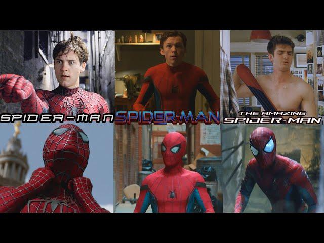 All Spider Man Suit Up (2002 -2021) 4K IMAX