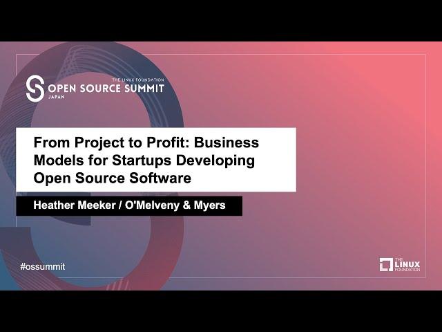 From Project to Profit: Business Models for Startups Developing Open Source Software