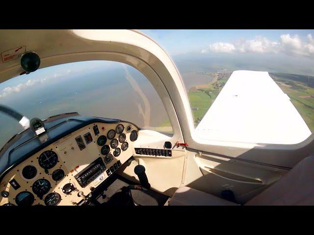 Direct to Texel Airport (EHTX) w. moderate crosswind landing | Tecnam Sierra P2002-JF