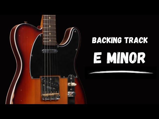 Groovy Ballad Guitar Backing Track Jam in E Minor | 85bpm