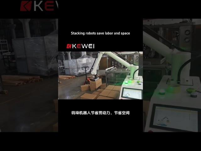 Stacking robots save labor and space #automobile #machine #handlingrobot #weldingrobot #factory