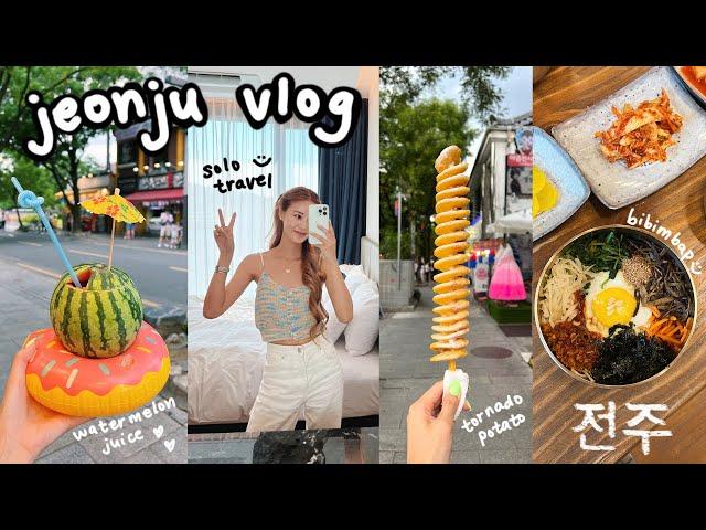 solo travel in korea  jeonju hanok village, korean street food, cafe hopping, foot bath massage