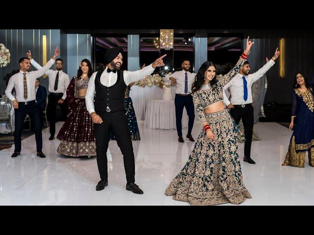 PUNJABI WEDDING RECEPTION DANCE PERFORMANCE | EKJOT & SATPREET | SYDNEY, AUSTRALIA