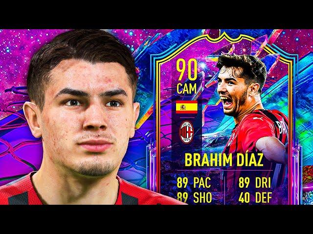 IS HE WORTH 300K+?  90 FUTURE STARS BRAHIM DIAZ PLAYER REVIEW! - FIFA 22 Ultimate Team