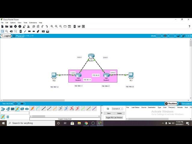 VPN Configuration Using Cisco Packet Tracer