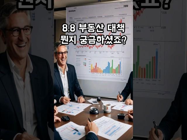 8.8 부동산 대책, 한 입 크기로 쏙쏙!