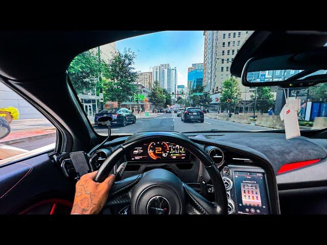 CUTTING UP IN MCLAREN 720s POV